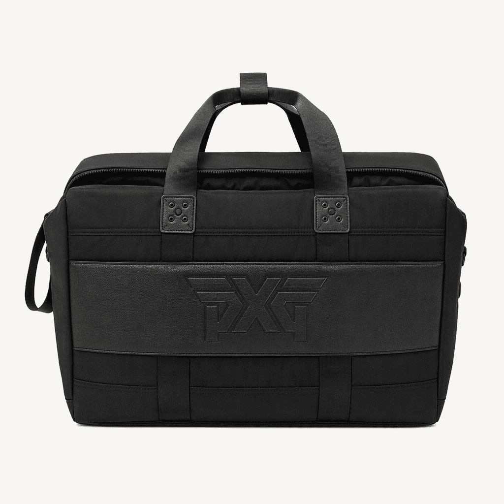 PXG 로고 블랙 골프 보스턴백