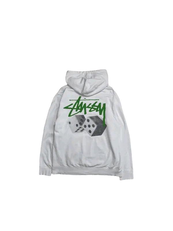 STUSSY 롤 더 다이스 풀오버 후드 화이트  L 3