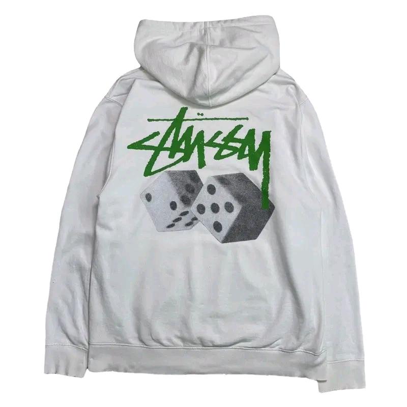 STUSSY 롤 더 다이스 풀오버 후드 화이트  L 5