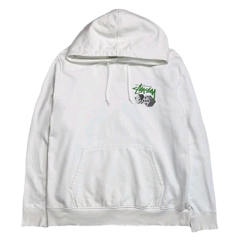 STUSSY 롤 더 다이스 풀오버 후드 화이트  L 4