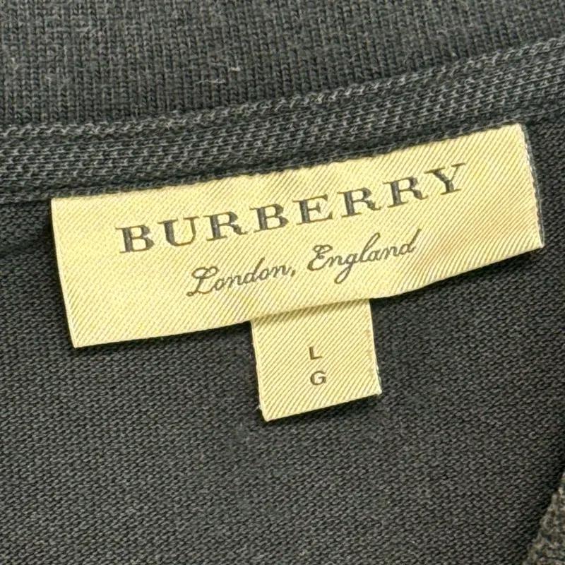 BURBERRY 블랙 카라티  L 5
