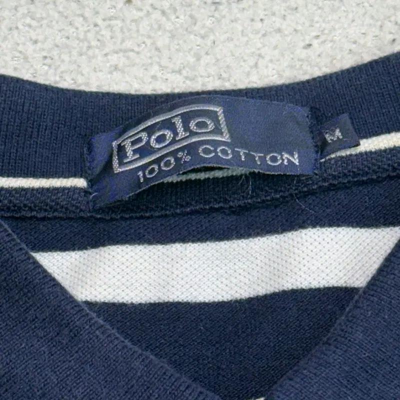 POLO 랄프로렌 스트라이프 카라티  M 6
