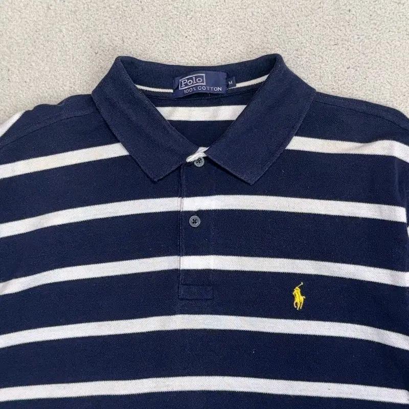 POLO 랄프로렌 스트라이프 카라티  M 4