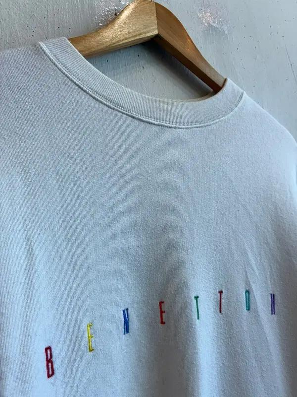 BENETTON 베네통 로고 맨투맨 스웻셔츠 Made in ITALY 3
