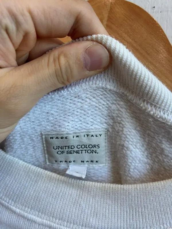 BENETTON 베네통 로고 맨투맨 스웻셔츠 Made in ITALY 4