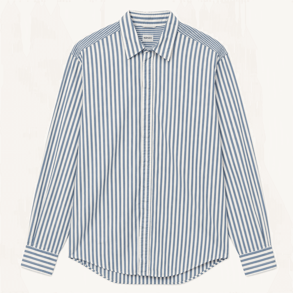 L 겐조 KENZO 면100 스트라이프 셔츠 C968