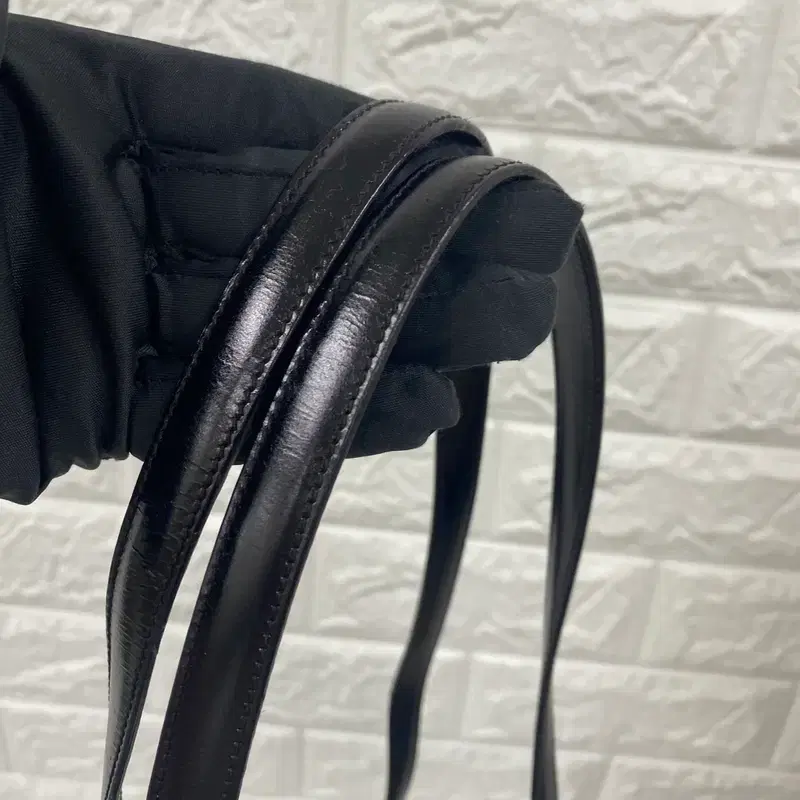 PRADA / 빈티지 프라다 블랙 페이던트 스몰 숄더백 8