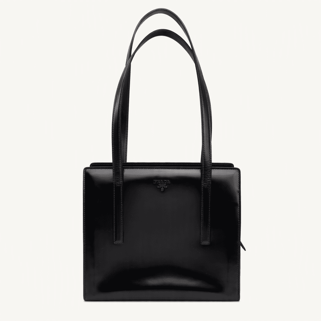 PRADA / 빈티지 프라다 블랙 페이던트 스몰 숄더백