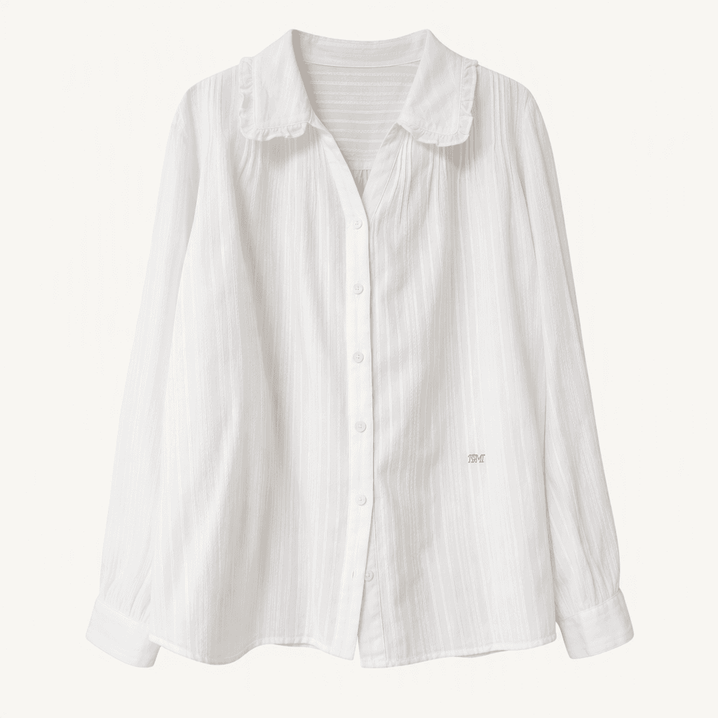 튜드먼트 VINTAGE FRILL BLOUSE