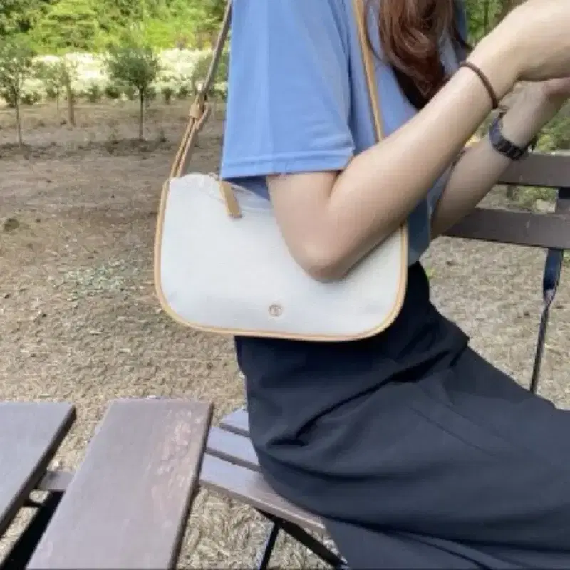 스탠드오일 보우백 코튼베이지 새상품 4