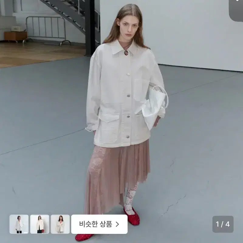 오버듀플레어 택달린 새상품 빈티지 워크자켓 여성워크자켓 여성가을자켓 여성점퍼 4