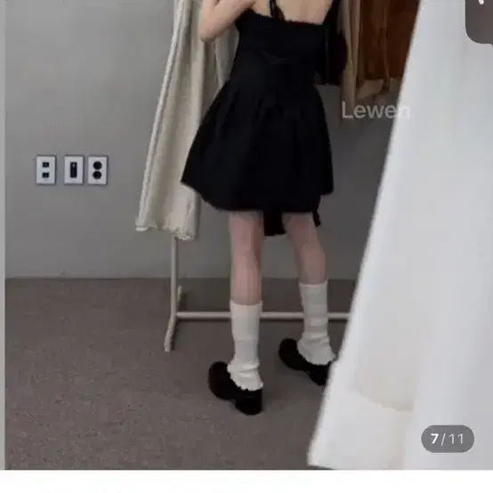 새상품) 미세키서울 헬더 비올라 뷔스티에 원피스 블랙 4