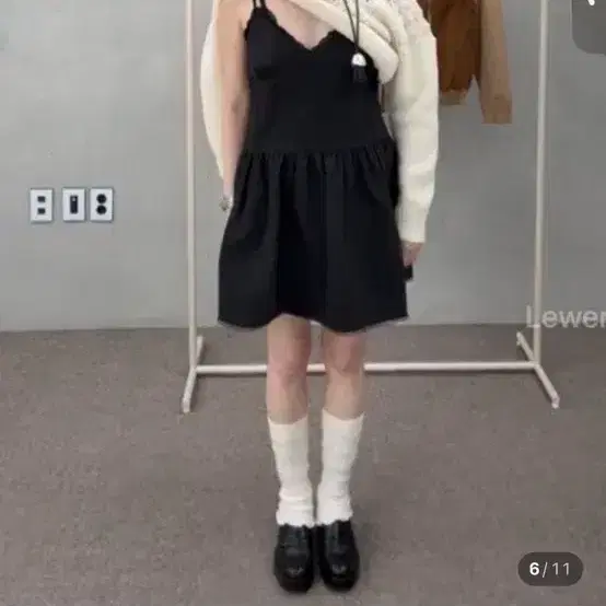 새상품) 미세키서울 헬더 비올라 뷔스티에 원피스 블랙 3