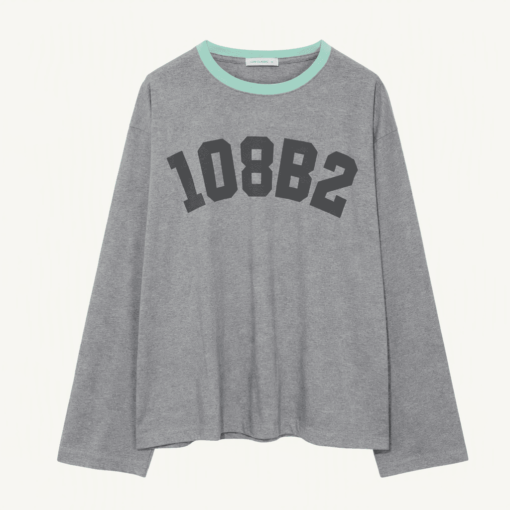 (새상품) 로우클래식 Thd Long Sleeve Tee Melange Grey M