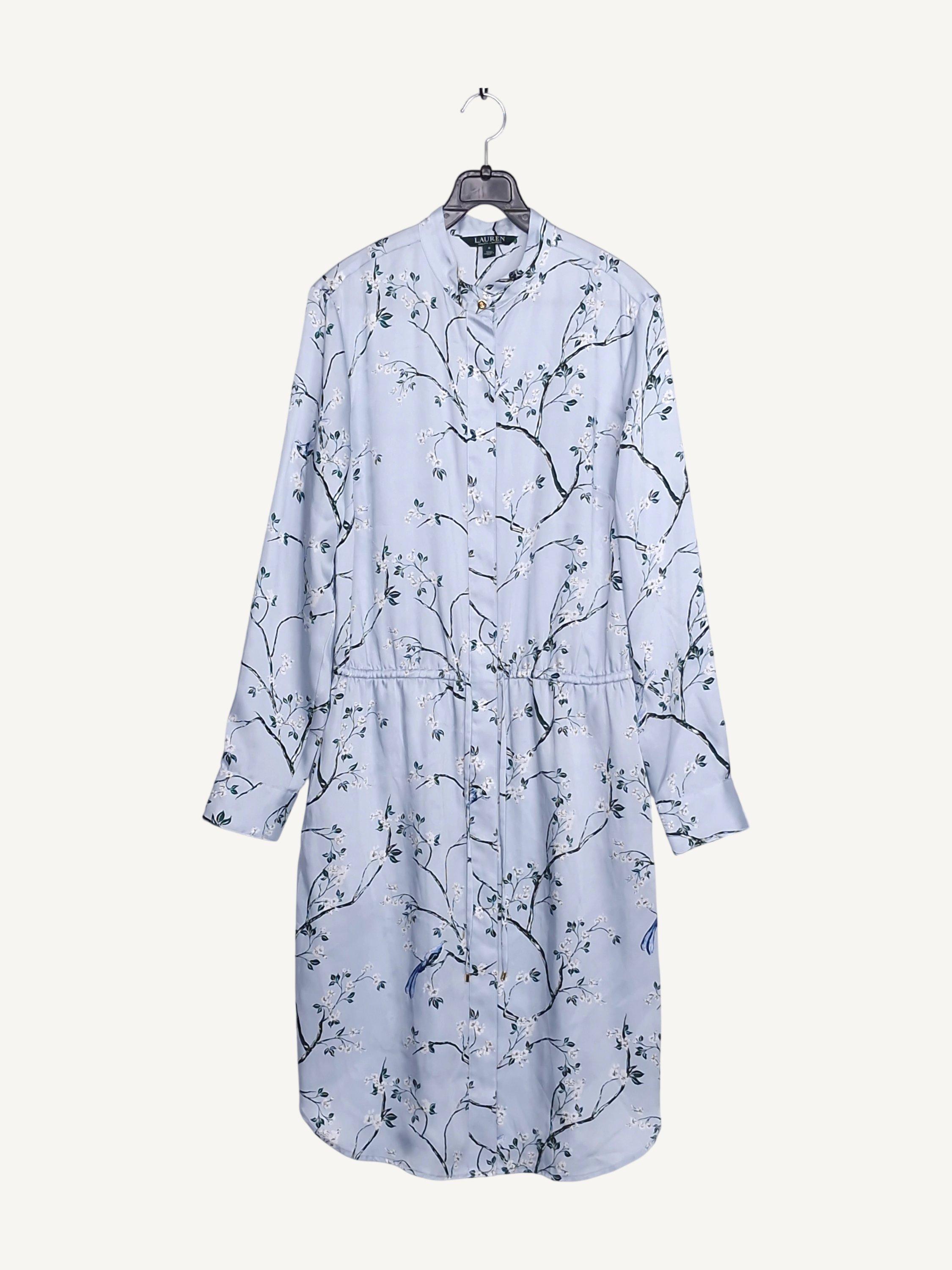 로렌 랄프 로렌 LAUREN RALPH LAUREN 플라워 롱 원피스 6 [A984] 2