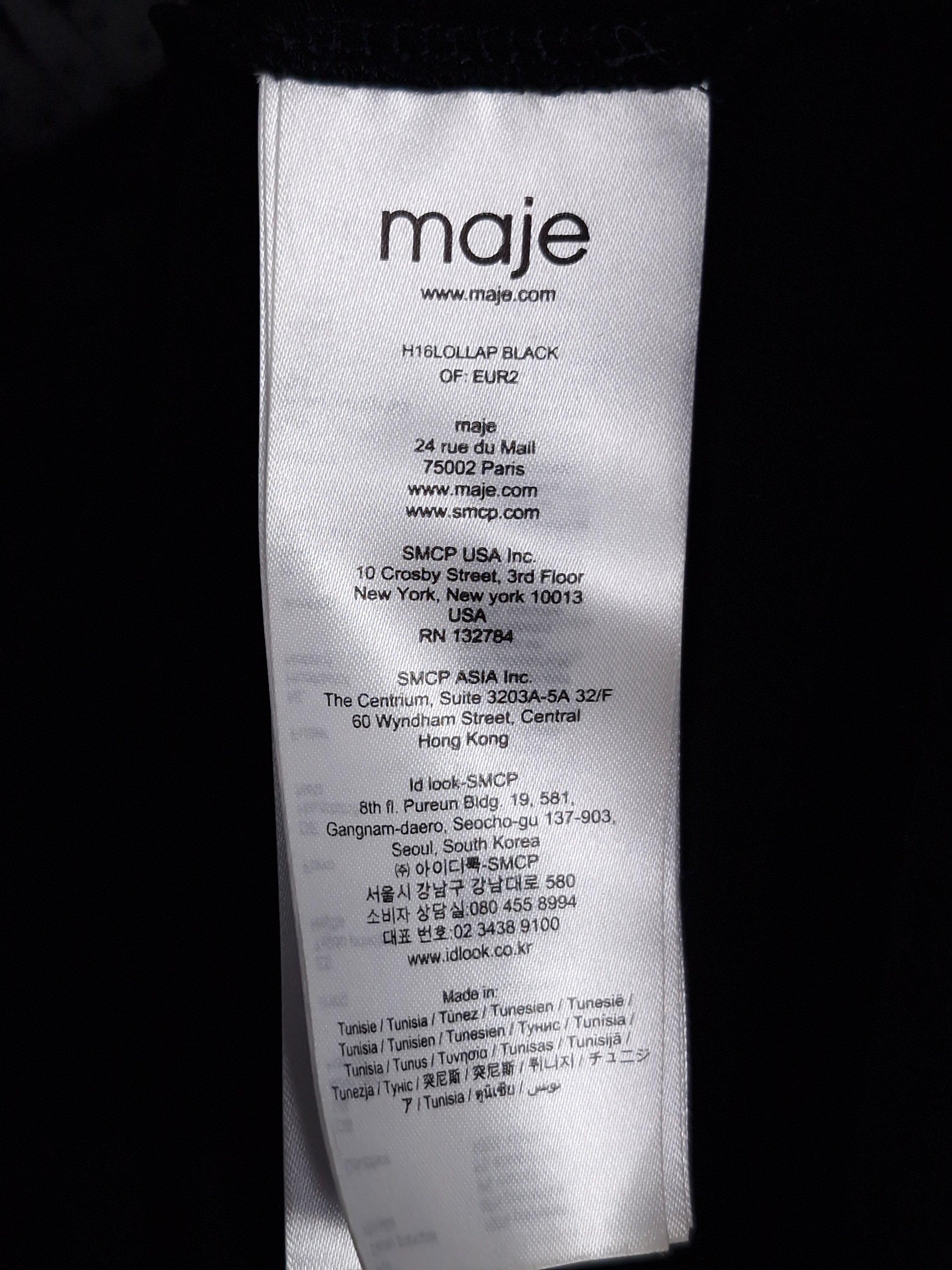 마쥬 maje 검정 도트 시스루 긴팔티셔츠 2 [A987] 5