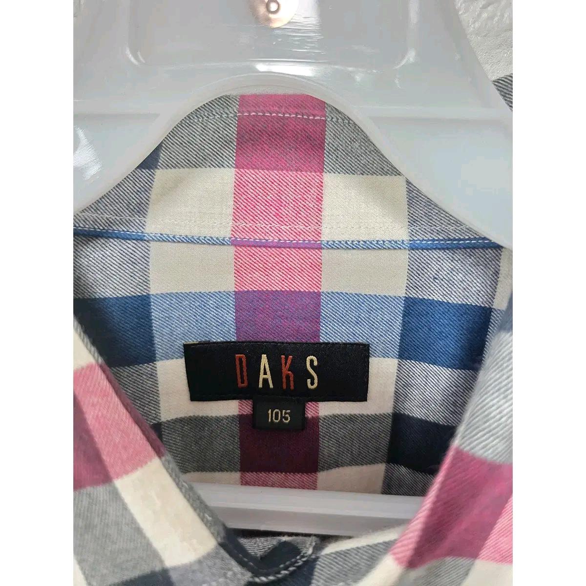 105 닥스 DAKS 체크 남방 셔츠 (새상품 )E945 3