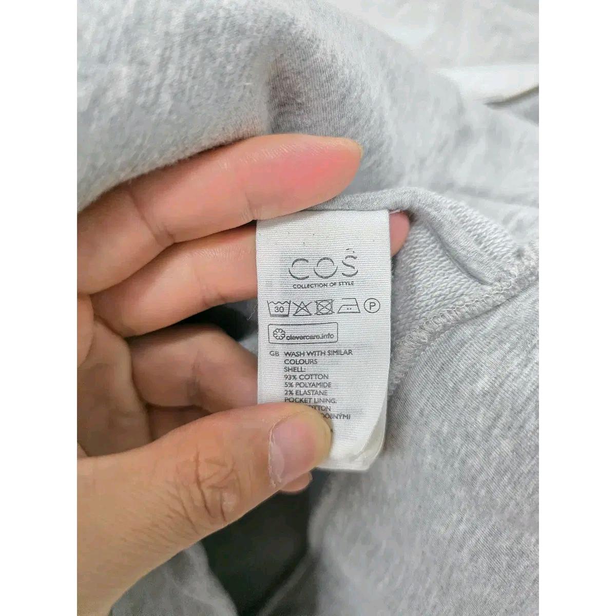 M-L 코스 COS 그레이 집업 자켓 E950 4