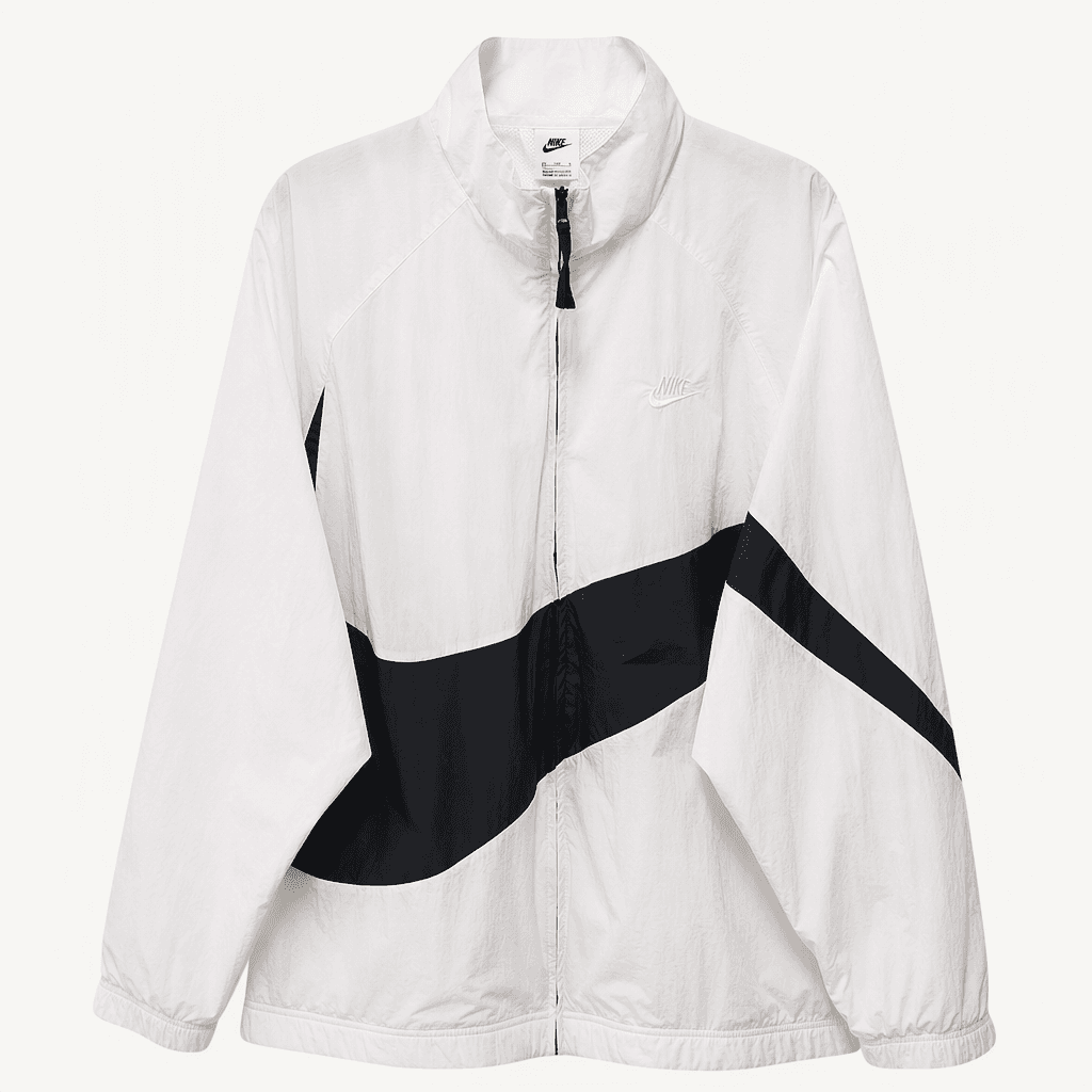 2XL 나이키 화이트 빅스우시 바람막이 E952
