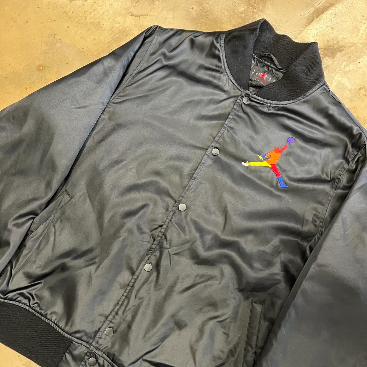XXL 조던 블랙 바시티 자켓 2