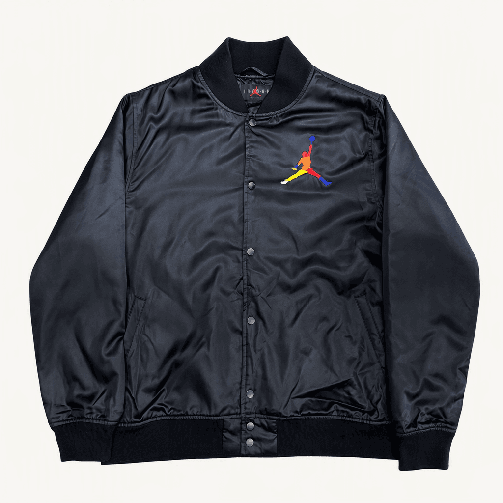 XXL 조던 블랙 바시티 자켓