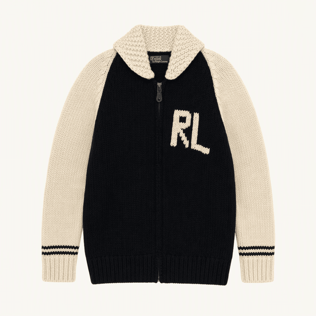 폴로랄프로렌 숄카라 RL 코위찬 니트 집업자켓 H3426