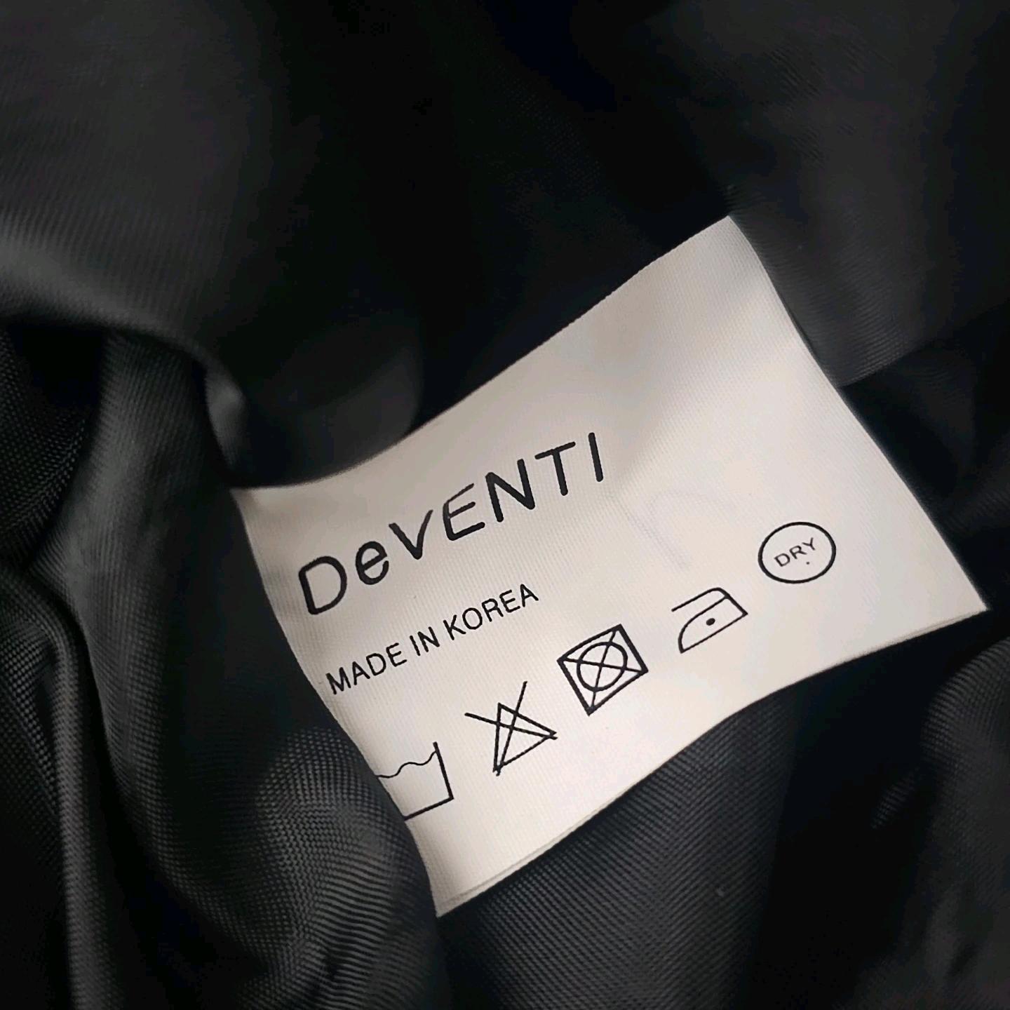 DeVENTI 디자이너 브랜드 트위드 자켓 블랙  55 3