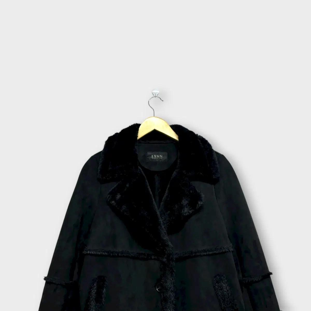 LYNN 린 스웨이드 무스탕 코트 M 4