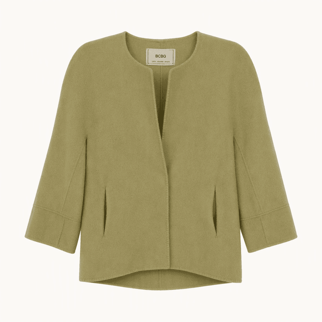 BCBG 비씨비지 노카라 자켓