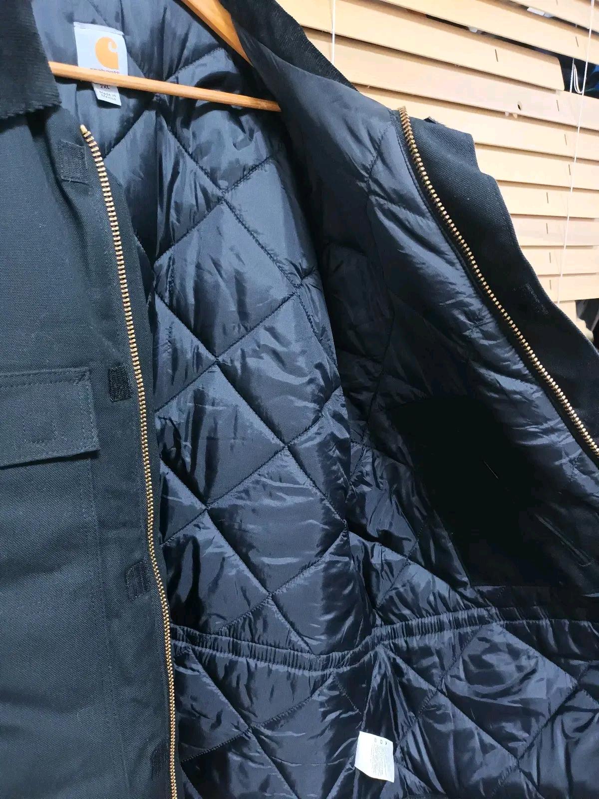 칼하트 C003-BLK 디트로이트 블랙트레디셔널 자켓 2XL. 4