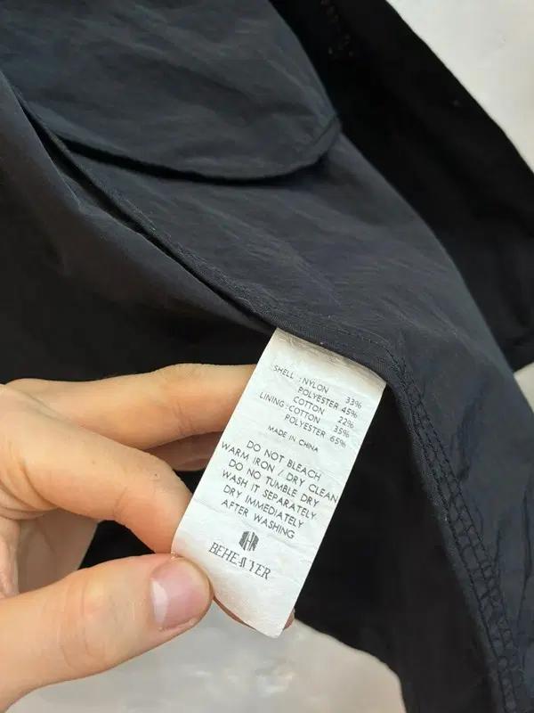 비헤비어 피쉬테일 야상 자켓 블랙 L 7