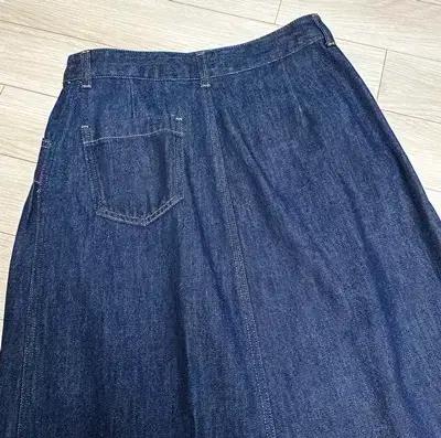 새) 코벳블랑 사선단추 데님 스커트 11