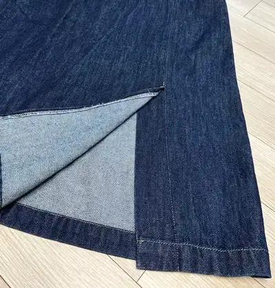 새) 코벳블랑 사선단추 데님 스커트 12