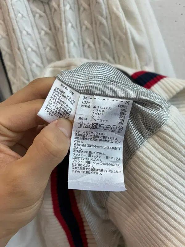 아디다스 재팬 골프 방풍 케이블 니트집업 M 7