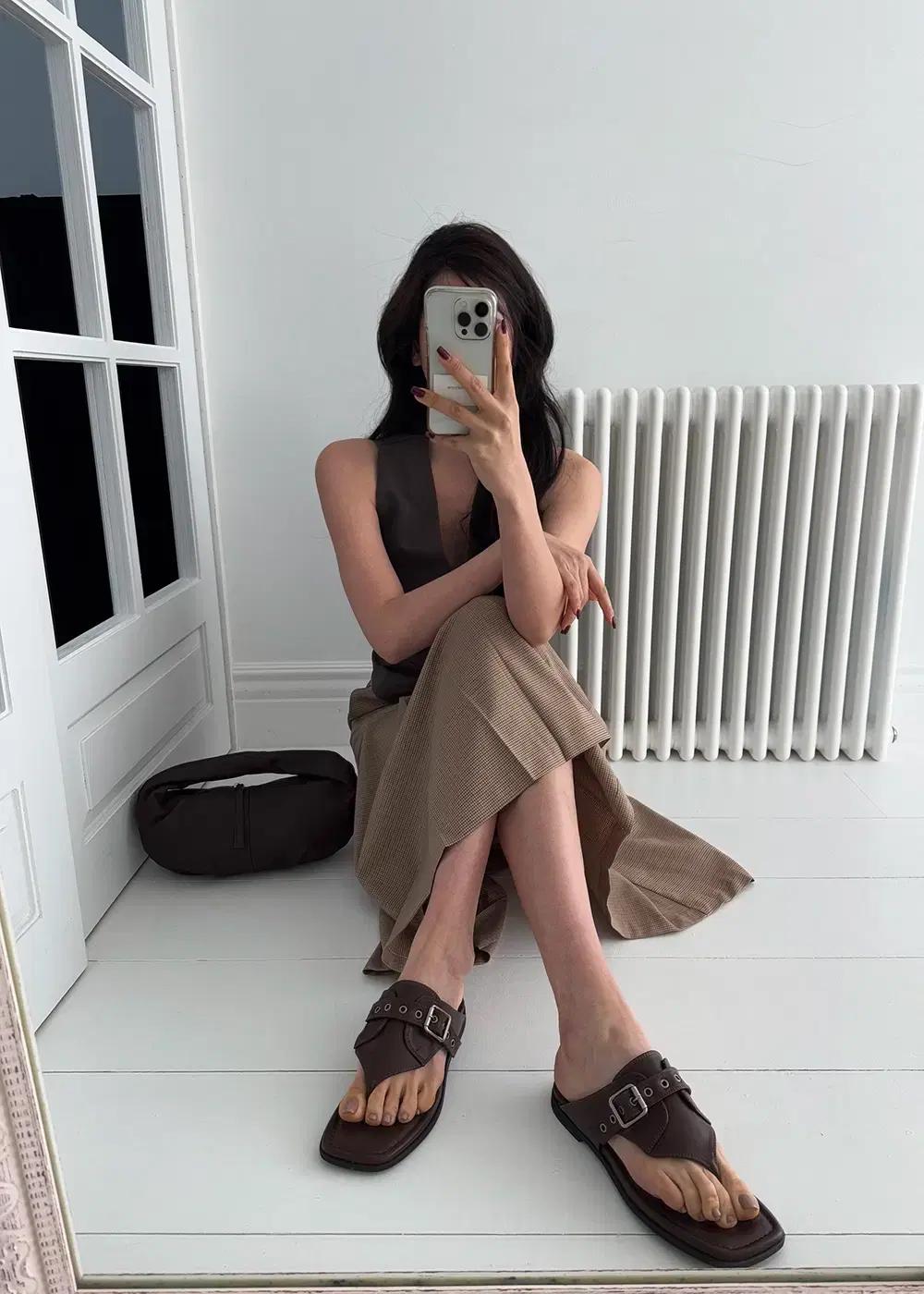 @세일 9531 블랙 250-버클 쪼리 슬리퍼. 바이크샌들-새상품 9
