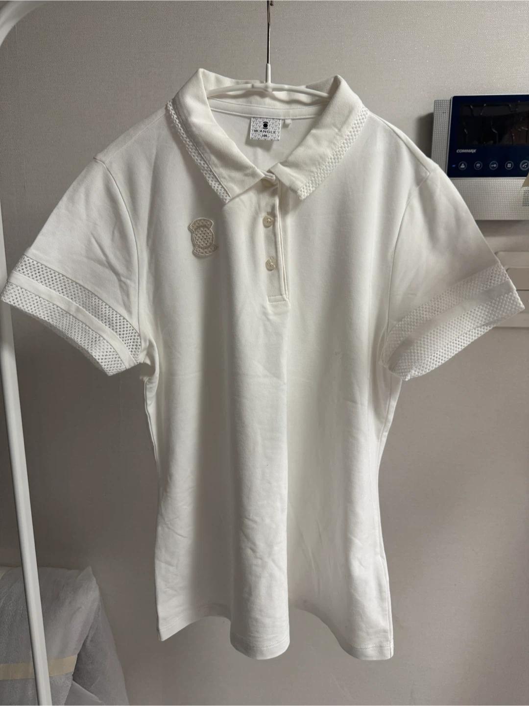 골프웨어 와이드앵글 흰색 반팔티 2
