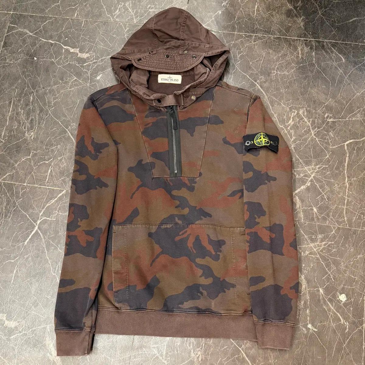 S 스톤아일랜드 2012 A/W Archive 카모플라쥬 풀오버 후드티 3