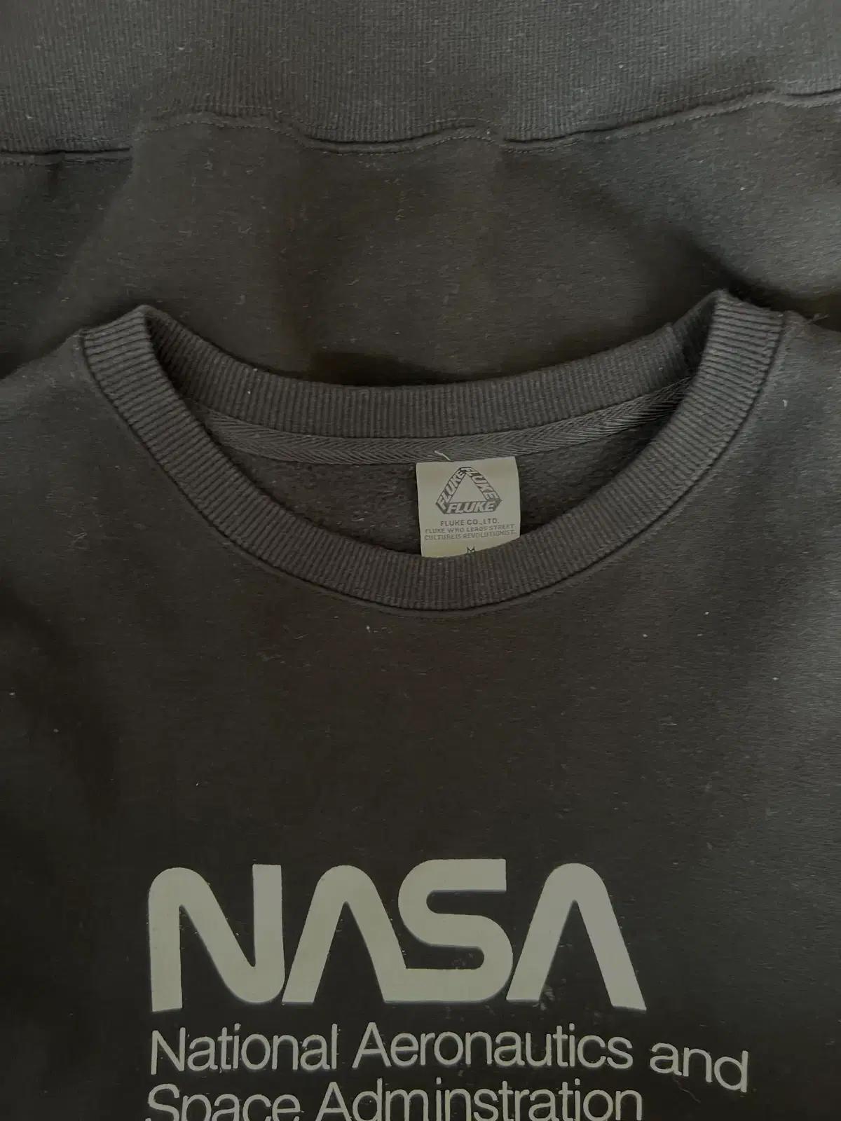 플루크 FLUKE 남성 블랙 nasa 스웻맨투맨티셔츠 긴팔티셔츠 M 7