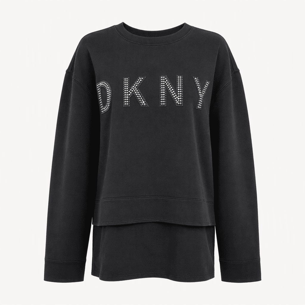 DKNY 여성레이어드 티셔츠 블랙 S 진스센스