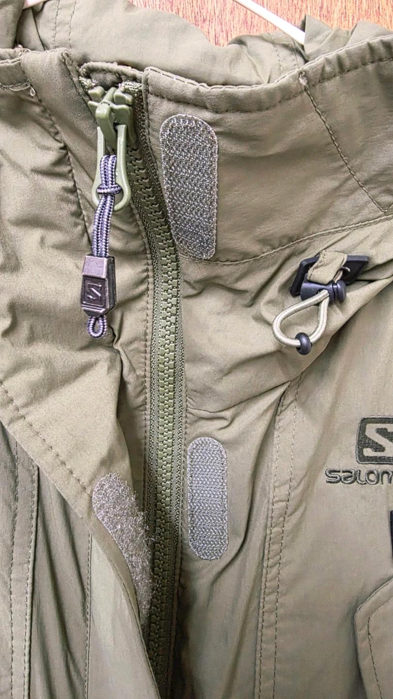 살로몬/salomon 카키색 야상 자켓 S 7