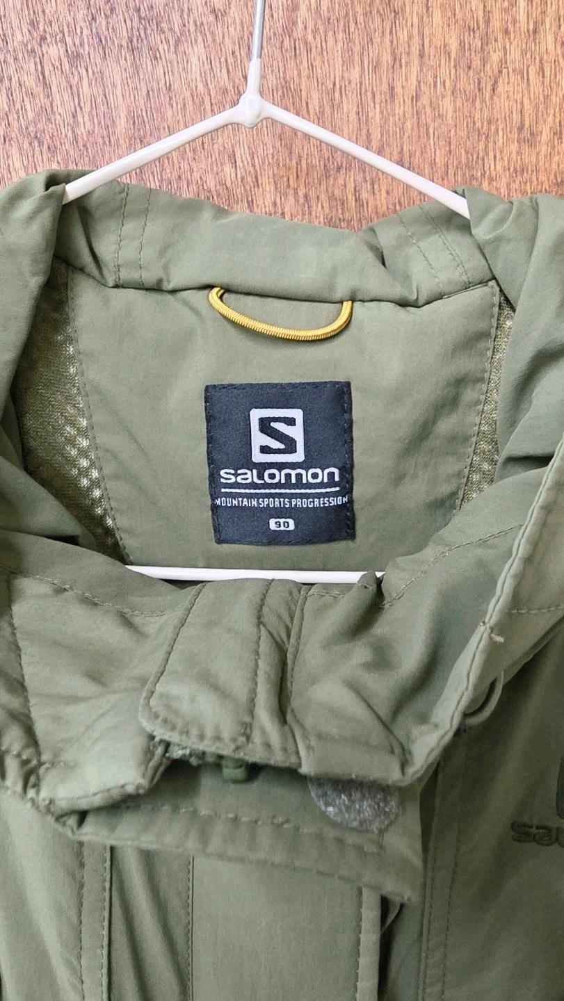 살로몬/salomon 카키색 야상 자켓 S 5