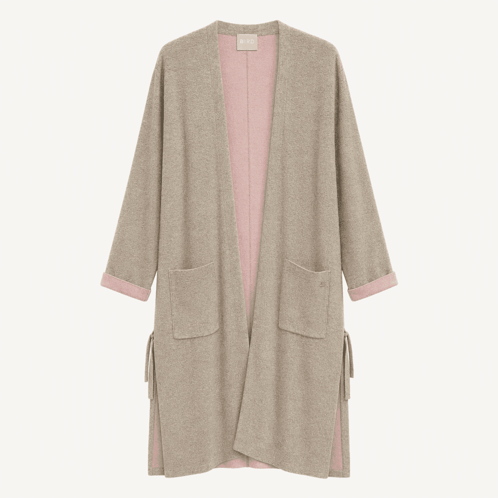 BIRD BY JUICY COUTURE 배색 롱 카디건 F