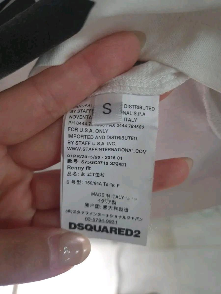 디스퀘어드2 반팔 티셔츠 여성 S 5