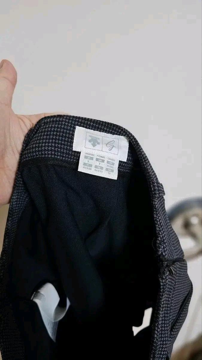 데상트 골프 체크 큐롯스커트  5