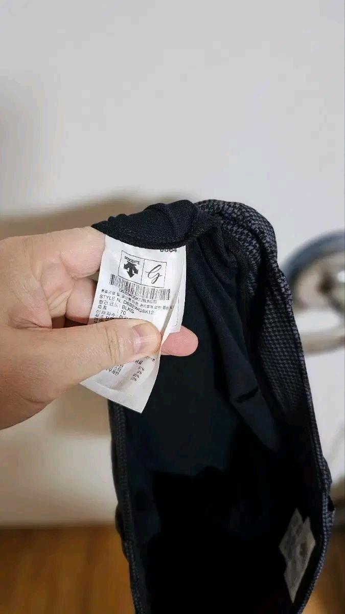 데상트 골프 체크 큐롯스커트  7