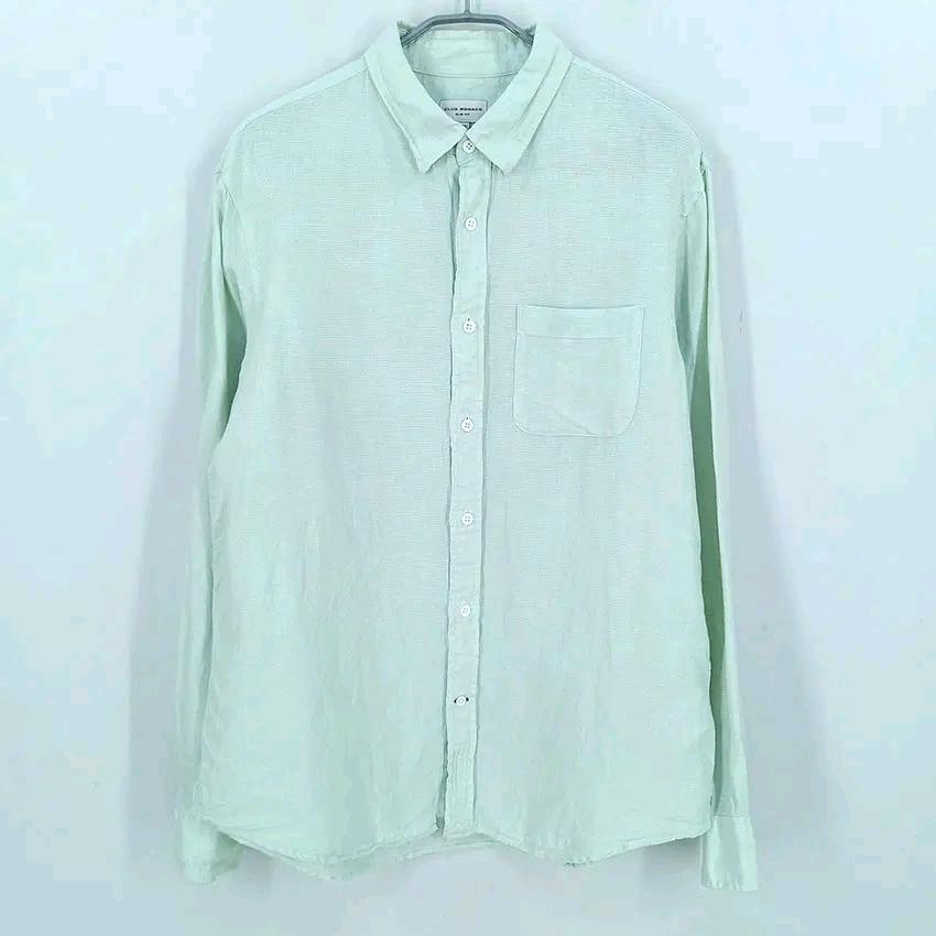 클럽모나코 남성 춘하 마100긴팔셔츠 연그린105(HU46985) 2