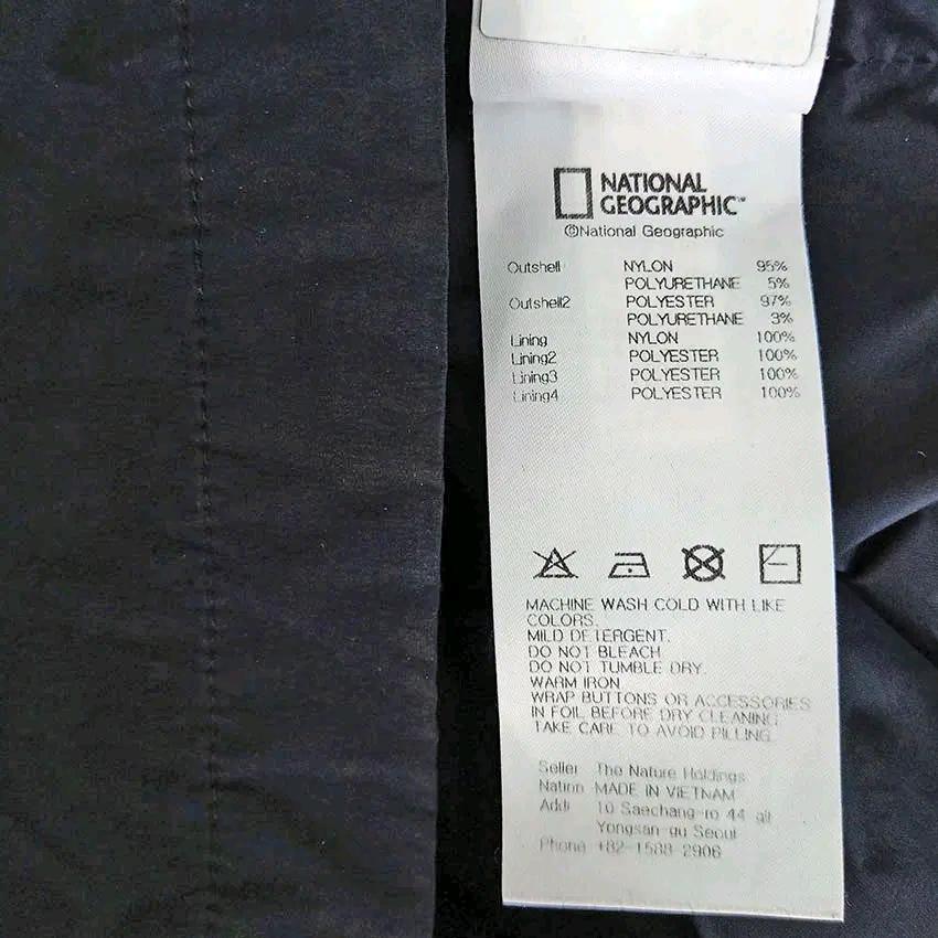 내셔널지오그래픽 남성 춘추 집업자켓 블랙100 (HU46988) 7