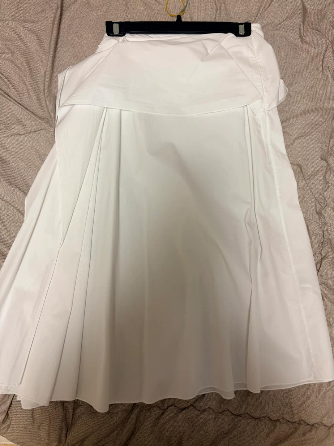 띠어리 sarong skirt 화이트 0size _ 세탁완료 7