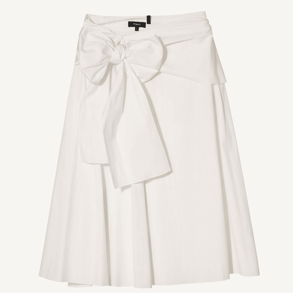 띠어리 sarong skirt 화이트 0size _ 세탁완료