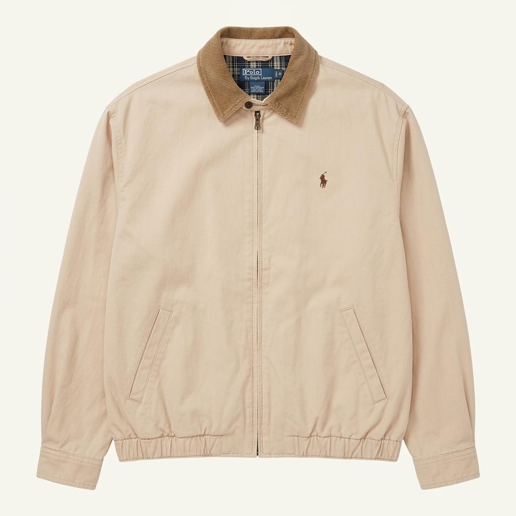 POLO BY RALPH LAUREN 코듀로이 카라 해링턴자켓 L